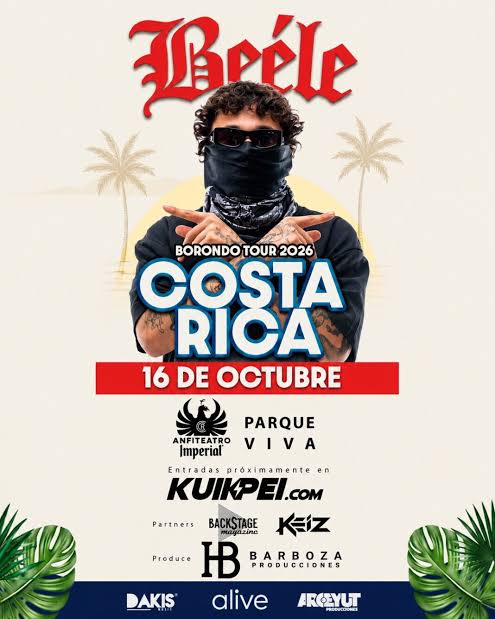 Costa Rica se prepara para cantar y bailar con Beéle este 17 de octubre